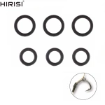 100x Sazan Balıkçılığı Yuvarlak Takım Halkaları Balık Kancası Bağlantı O Halkaları 2mm 3.1mm 3.7mm 4.4mm 5.1mm